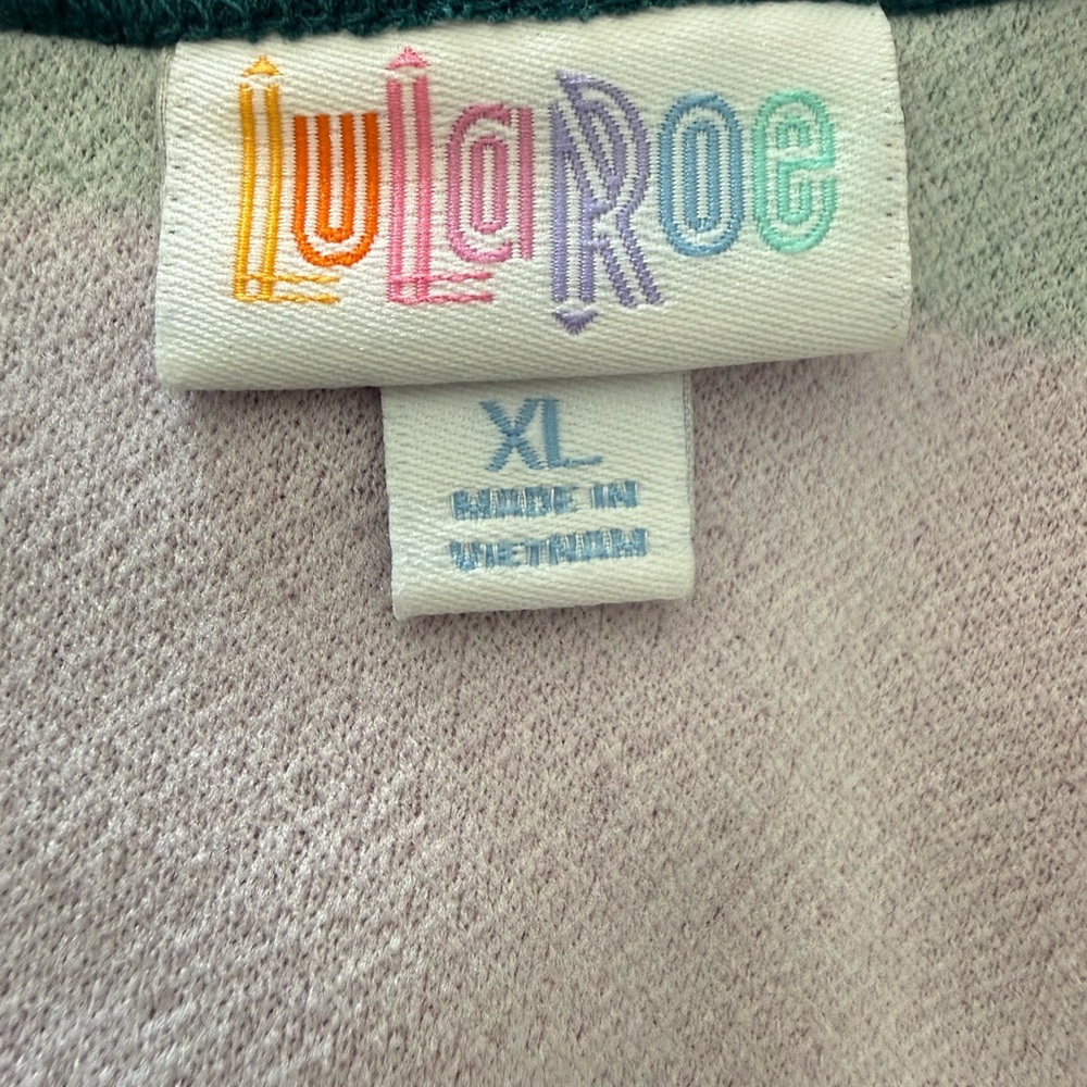 LuLaRoe Rainbow colorful Striped Maxi Dress in Purple and Blue - Picture 2 of 9